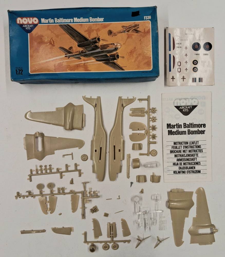KINGKIT MODEL SCRAPYARD NOVO F339 MARTIN BALTIMORE STARTED Salvage Yard