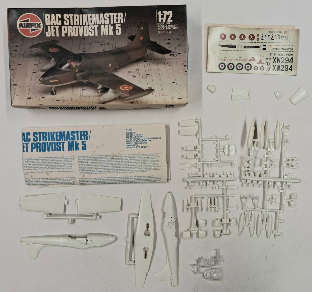 KINGKIT MODEL SCRAPYARD AIRFIX 03049 BAC STRIKEMASTER JET PROVOST MK 5 INCOMPLETE Salvage Yard