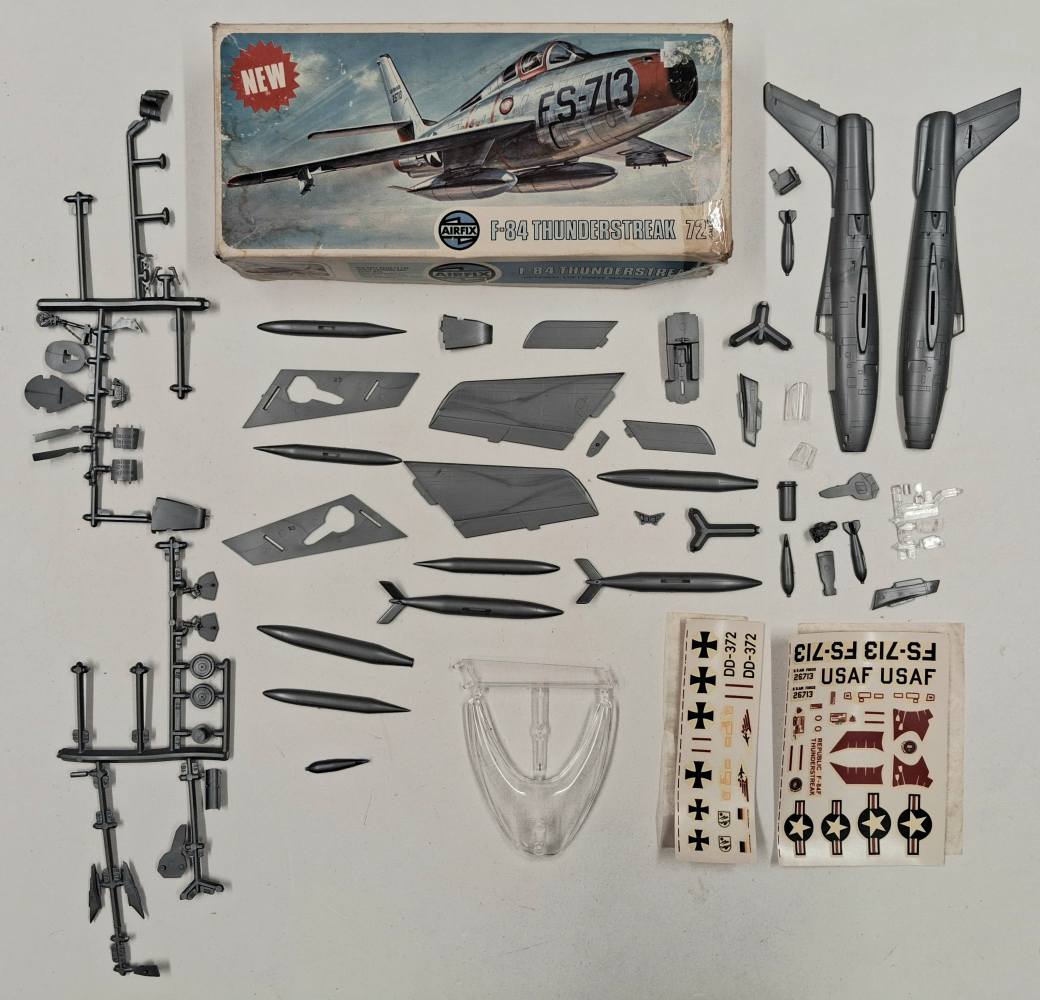 KINGKIT MODEL SCRAPYARD AIRFIX 03022-9 THUNDERSTREAK NO INSTRUCTIONS Salvage Yard