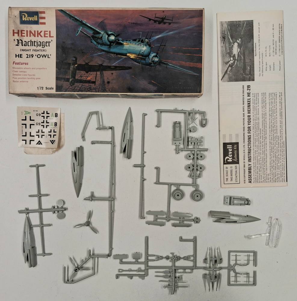 KINGKIT MODEL SCRAPYARD REVELL H-112 HEINKEL HE OWL INCOMPLETE Salvage Yard