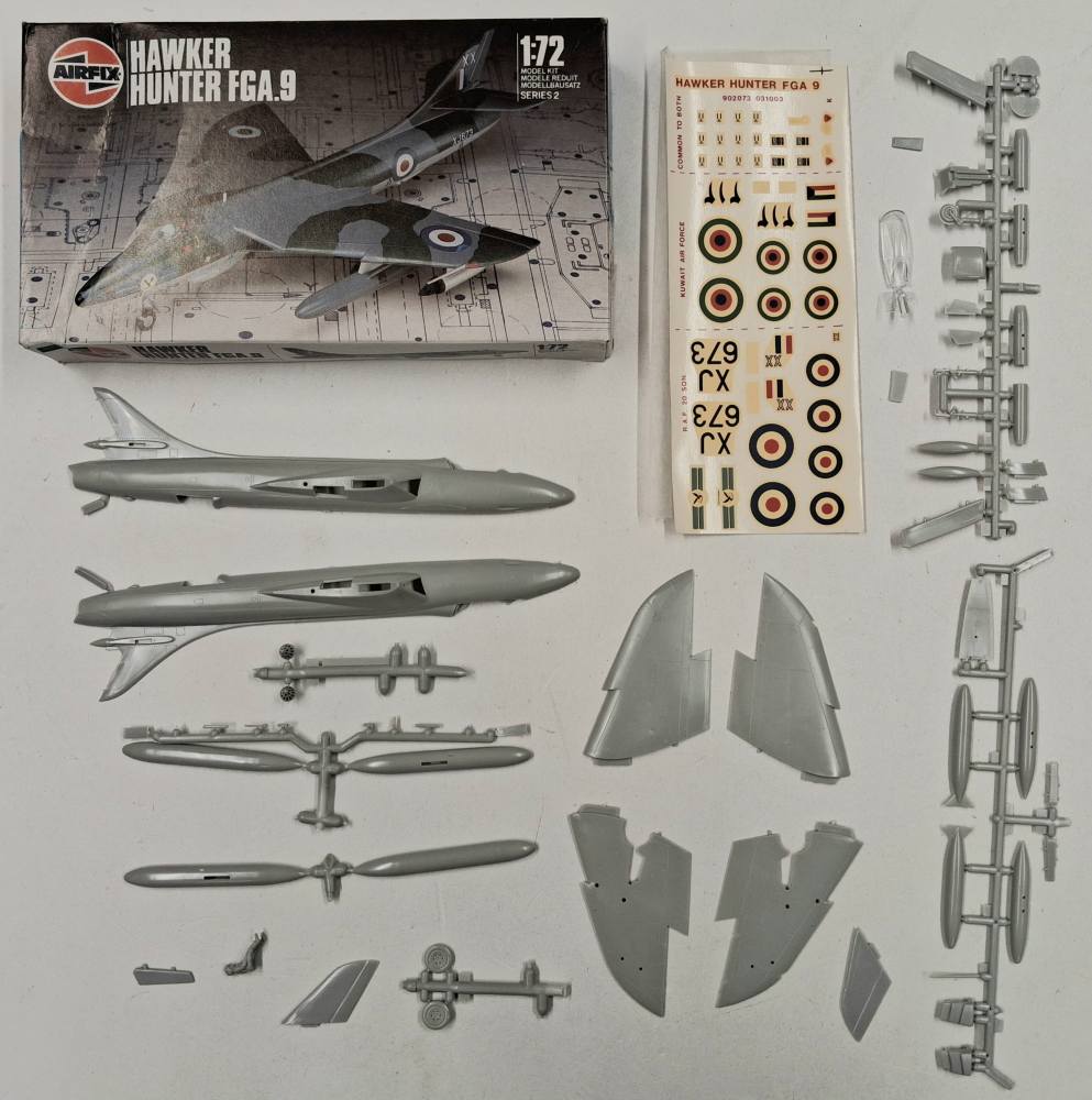 KINGKIT MODEL SCRAPYARD AIRFIX 02073 HUNTER FGA.9 NO INSTRUCTIONS Salvage Yard