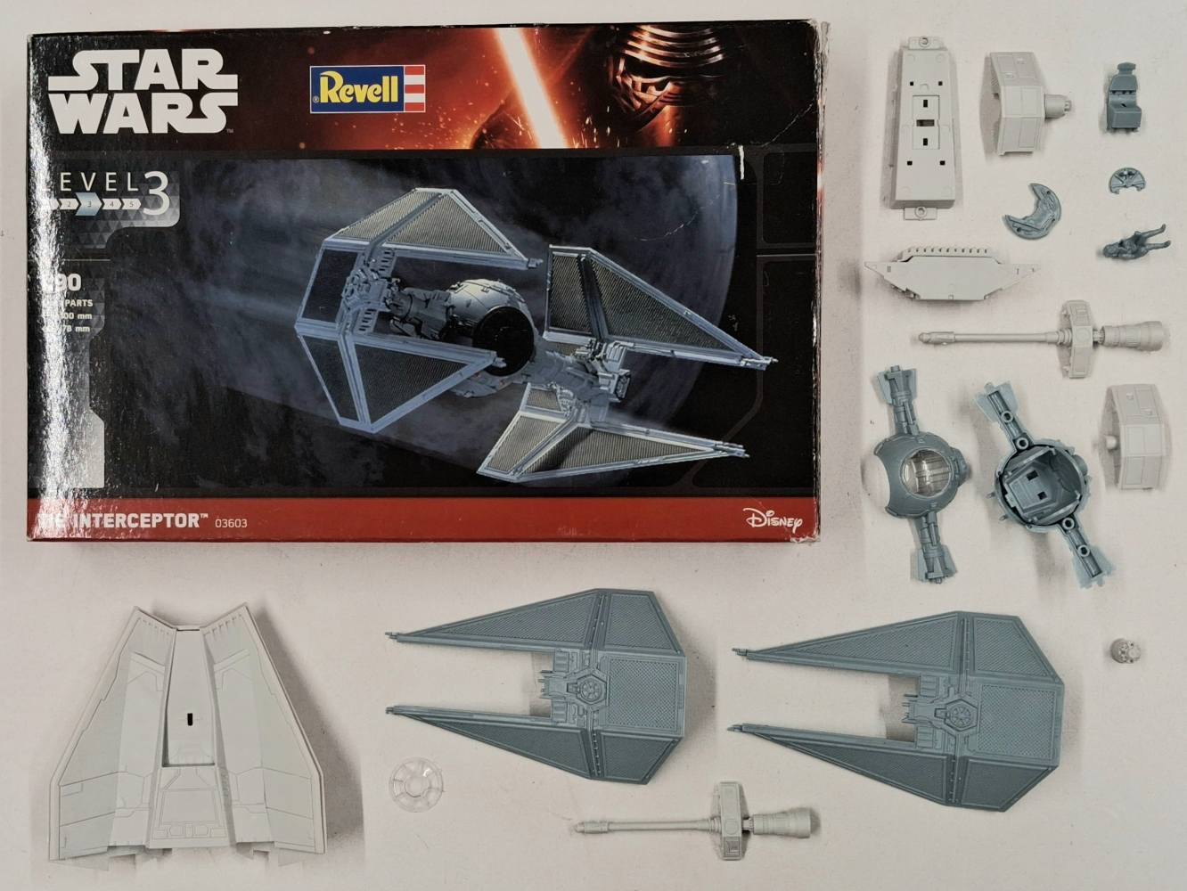 KINGKIT MODEL SCRAPYARD REVELL 03603 STAR WARS THE INTERCEPTOR INCOMPLETE Salvage Yard