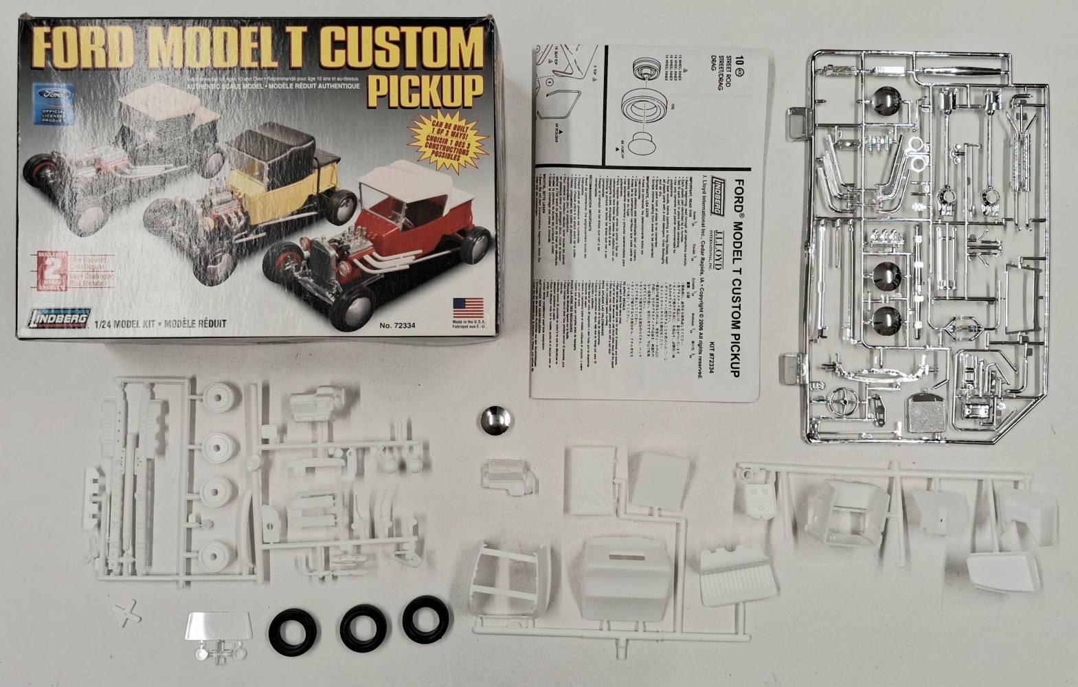 KINGKIT MODEL SCRAPYARD LINDBERG 72334 FORD MODEL T CUSTOM MISSING TYRE Salvage Yard