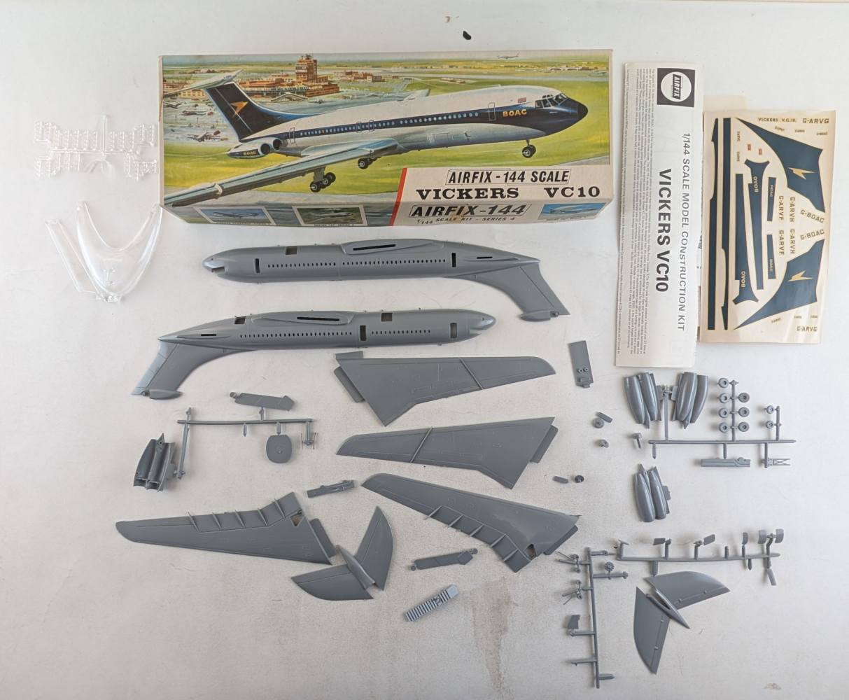 KINGKIT MODEL SCRAPYARD AIRFIX SK601 VICKERS VC10 INCOMPLETE Salvage Yard