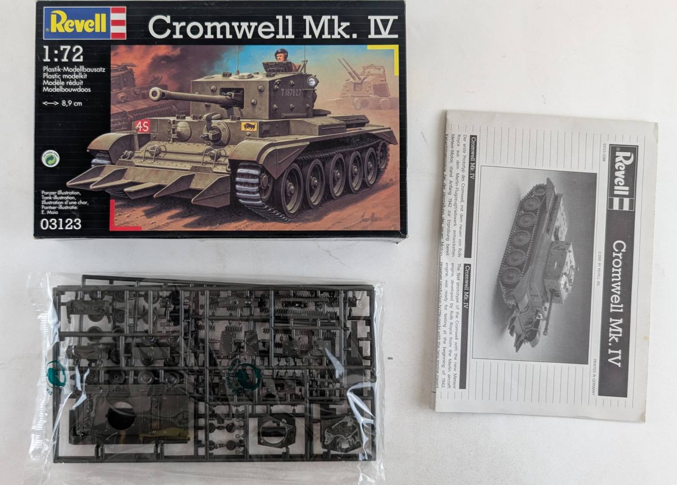 KINGKIT MODEL SCRAPYARD REVELL 3123 CROMWELL MK. IV NO DECALS Salvage Yard