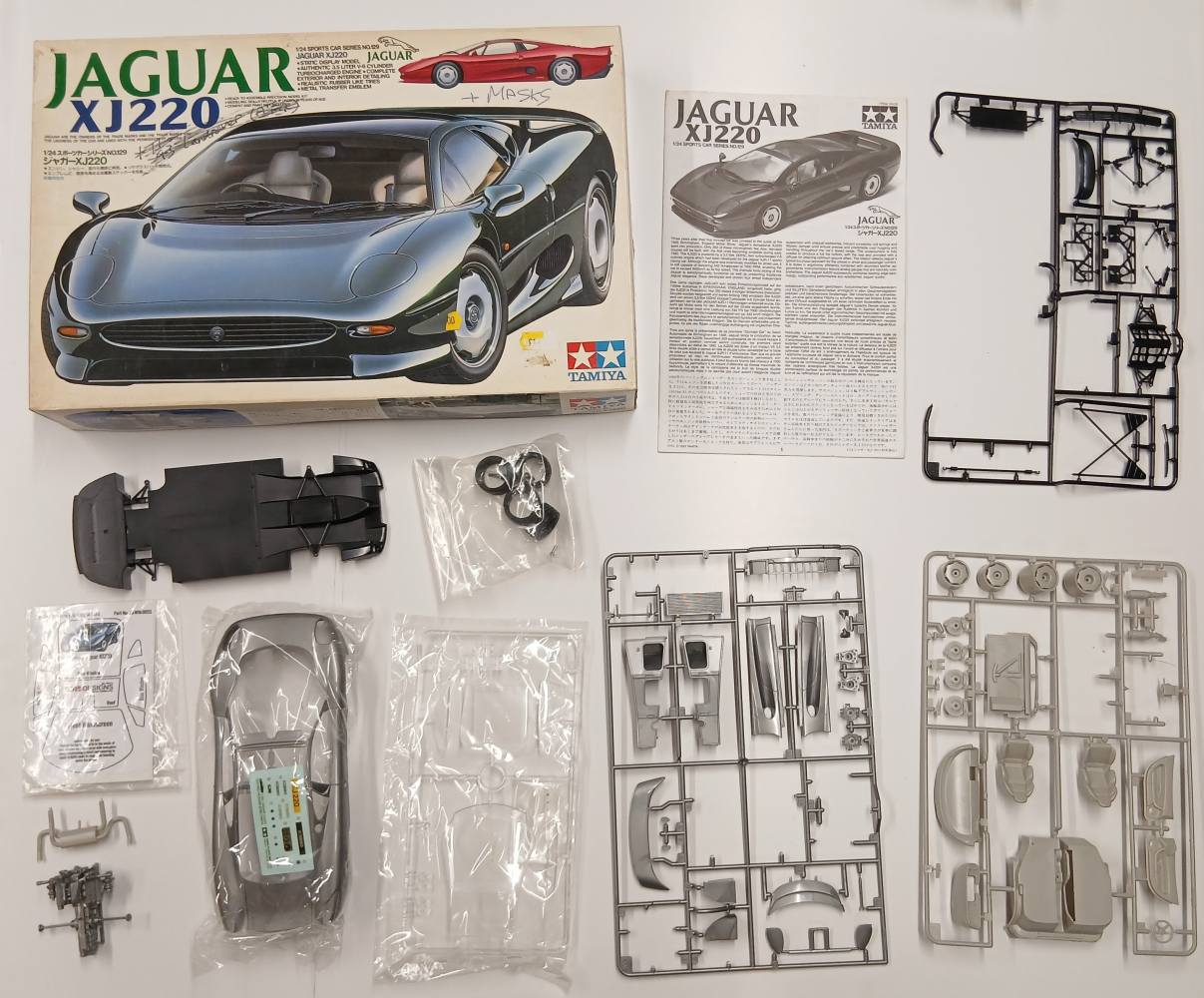 KINGKIT MODEL SCRAPYARD TAMIYA 24129 JAGUAR XJ220 STARTED Salvage Yard