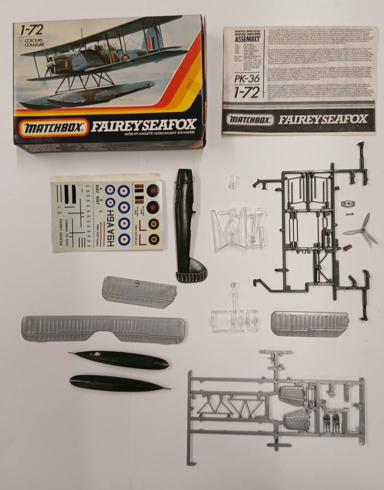 KINGKIT MODEL SCRAPYARD MATCHBOX PK-36 FAIREYSEAFOX STARTED Salvage Yard