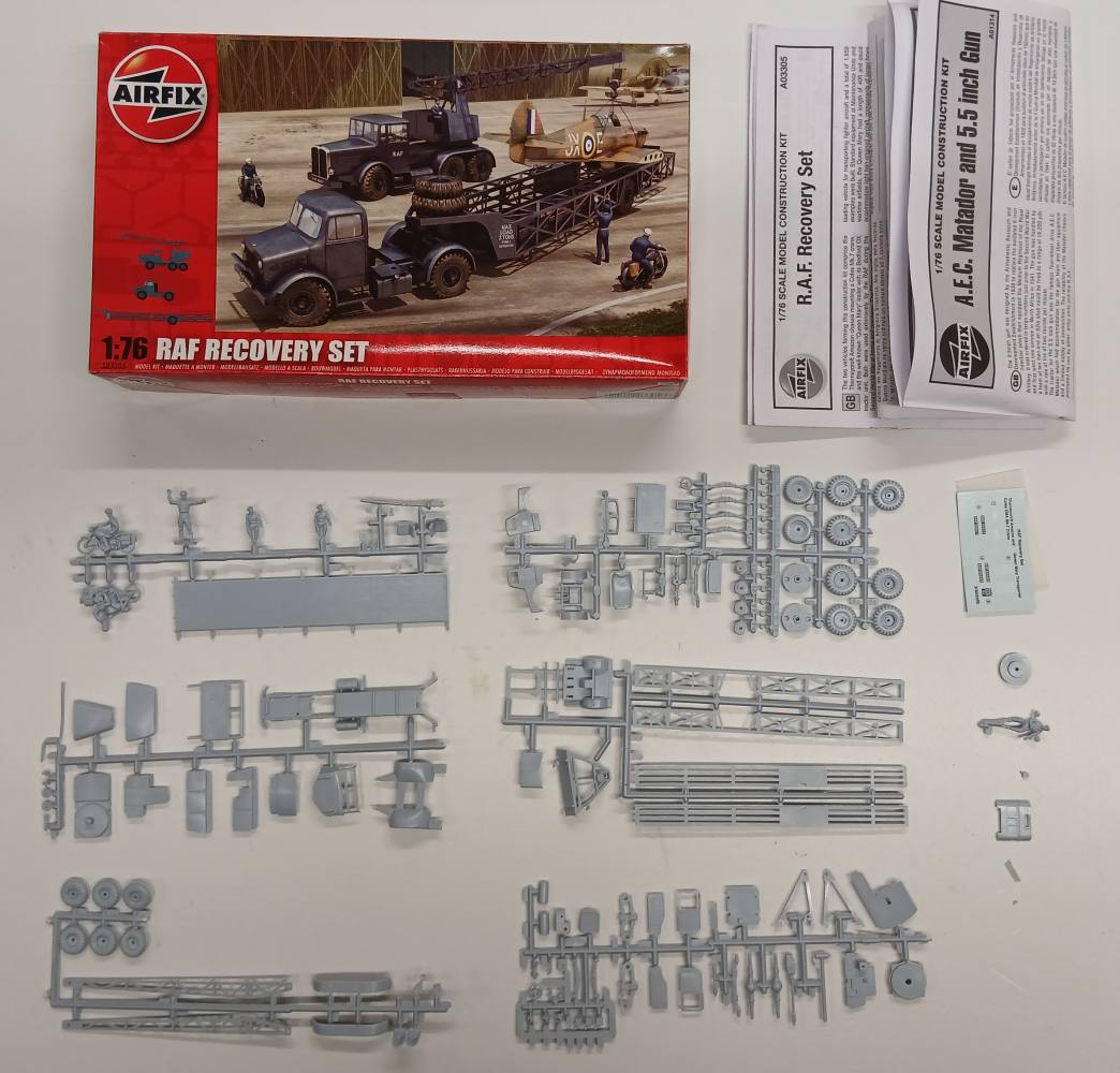 KINGKIT MODEL SCRAPYARD  AIRFIX 03305 RAF RECOVERY SET  MISSING SEAT  Salvage Yard