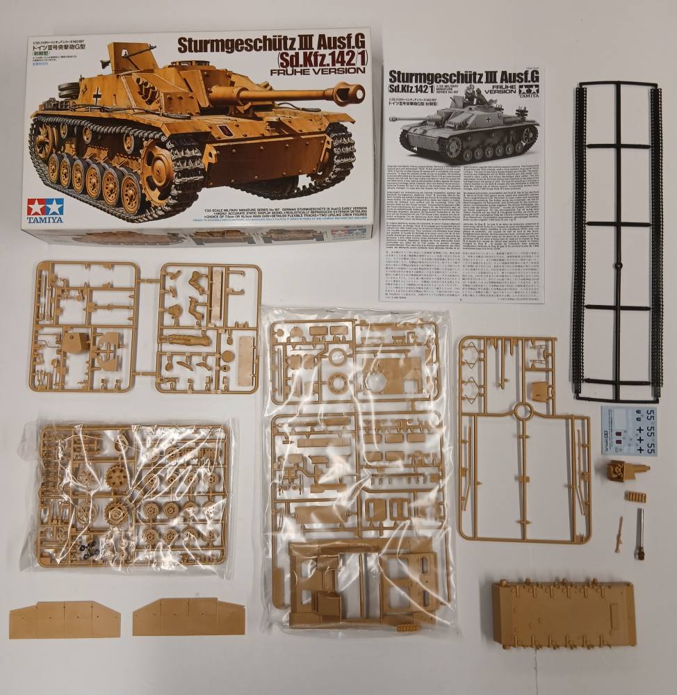 KINGKIT MODEL SCRAPYARD  TAMIYA 35197 STURMGESCHUTZ III AUSF.G  INCOMPLETE  Salvage Yard