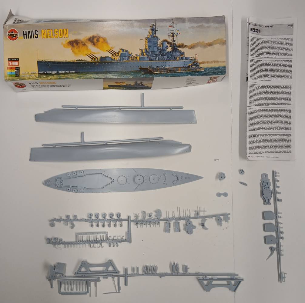 KINGKIT MODEL SCRAPYARD AIRFIX 04203 HMS NELSON INCOMPLETE Salvage Yard