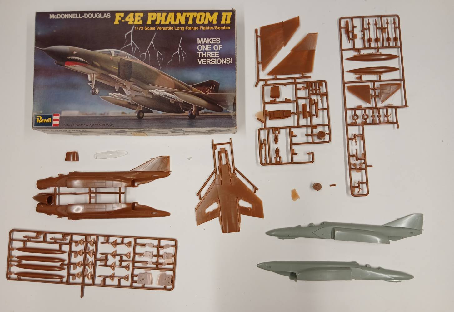 KINGKIT MODEL SCRAPYARD REVELL H-179 F-4E PHANTOM II INCOMPLETE Salvage Yard
