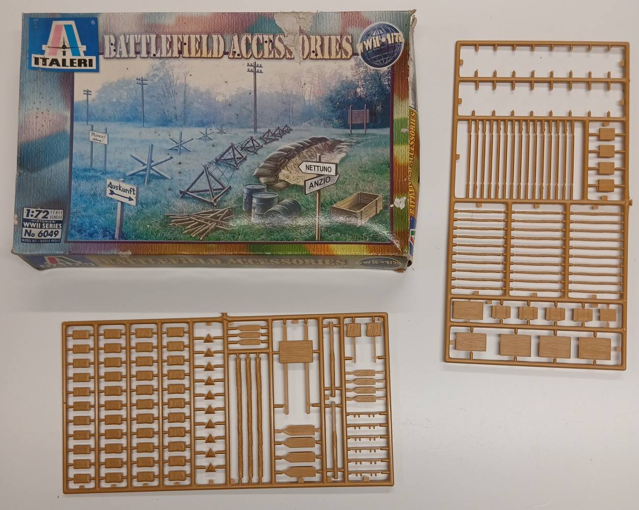 KINGKIT MODEL SCRAPYARD ITALERI 6049 BATTLEFIELD ACCESSORIES INCOMPLETE Salvage Yard