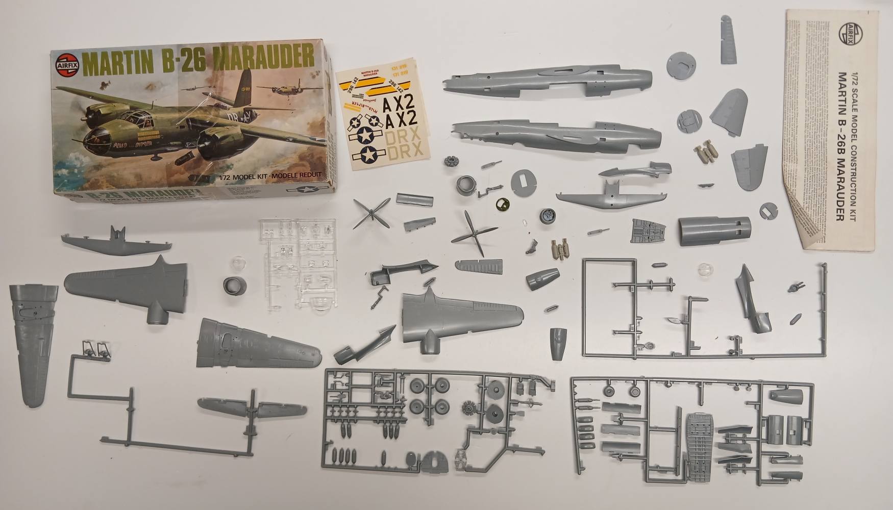 KINGKIT MODEL SCRAPYARD AIRFIX 04015 MARTIN B-26 MARAUDER DESPRUED Aircraft Model Kits