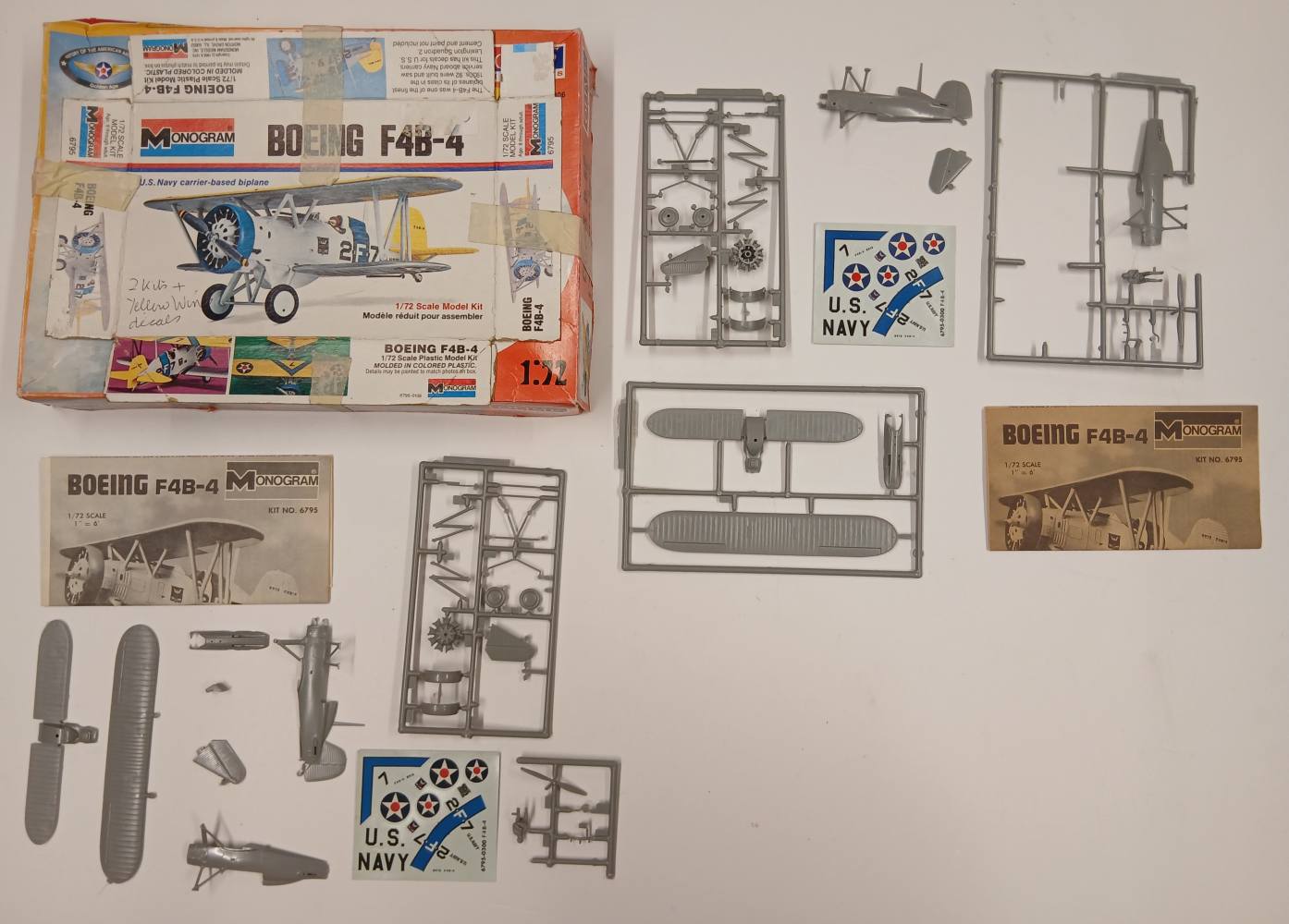 KINGKIT MODEL SCRAPYARD MONOGRAM 6795 BOEING F4B-4 SPARES REPAIRS Salvage Yard