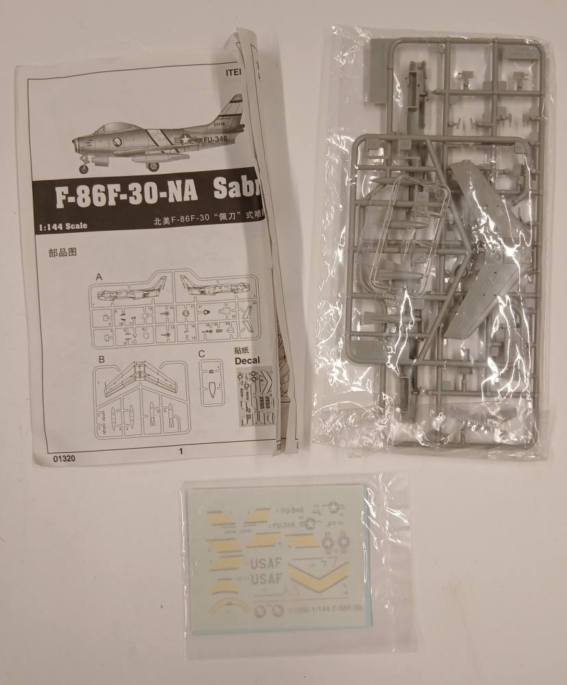 KINGKIT MODEL SCRAPYARD TRUMPETER 01320 F-86F-30-NA NO BOX Salvage Yard