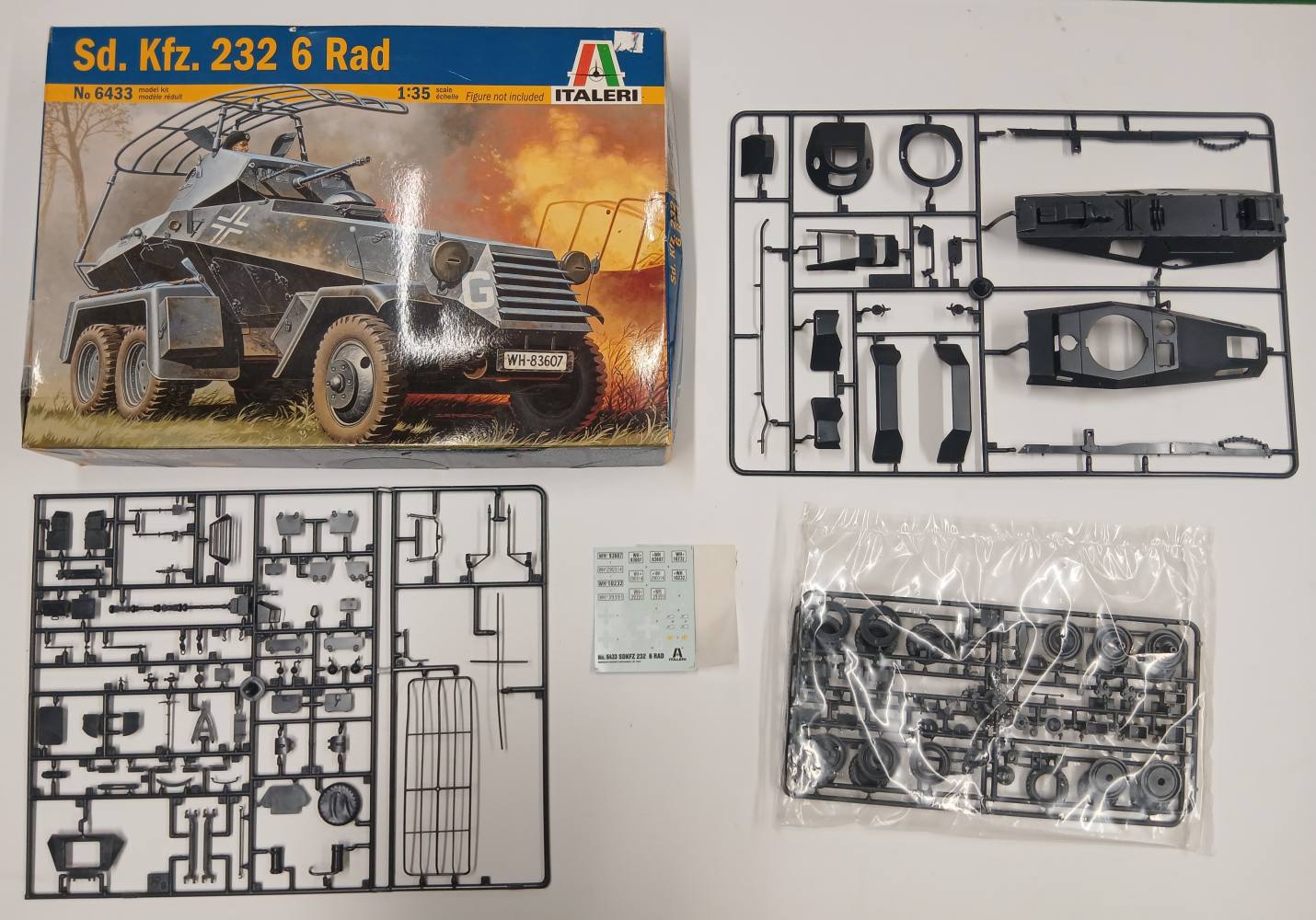 ITALERI 6433 SD KFZ 232 6 RAD NO INSTRUCTIONS ITALERI 6433 SD KFZ 232 6 RAD NO INSTRUCTIONS