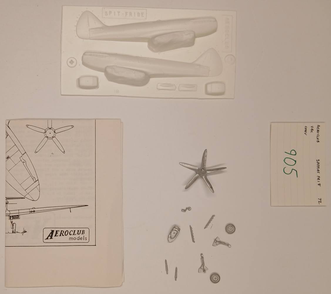 KINGKIT MODEL SCRAPYARD AEROCLUB SPITFIRE FRXVIII NO CANOPY Salvage Yard