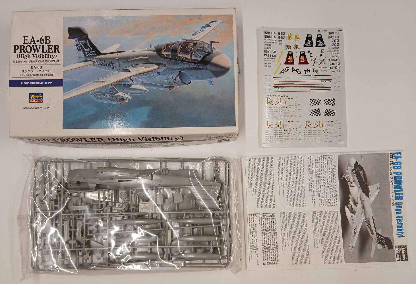 KINGKIT MODEL SCRAPYARD HASEGAWA 00538 EA-6B PROWLER WRONG DECALS Salvage Yard