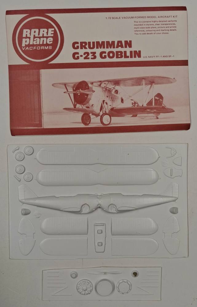 KINGKIT MODEL SCRAPYARD RAREPLANE VACFORMS GRUMMAN G-23 GOBLIN NO CANOPY Salvage Yard