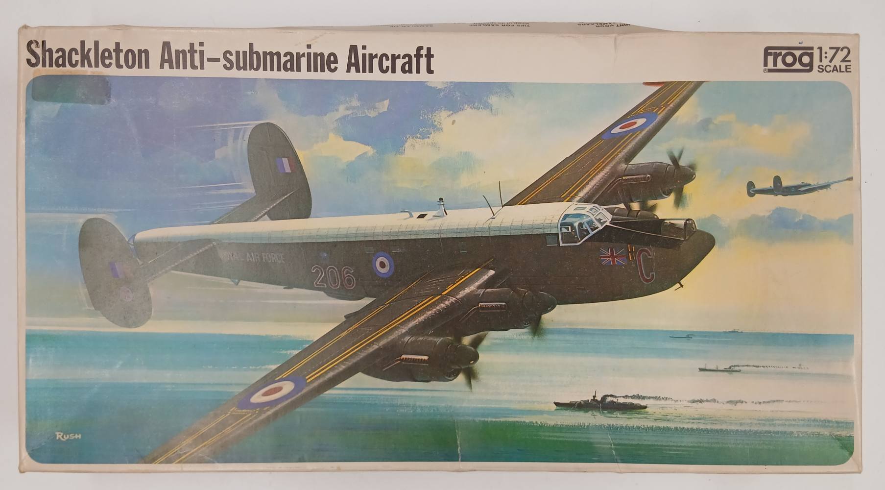KINGKIT MODEL SCRAPYARD FROG SHACKLETON ANTI-SUBMARINE AIRCRAFT DESPRUED Salvage Yard