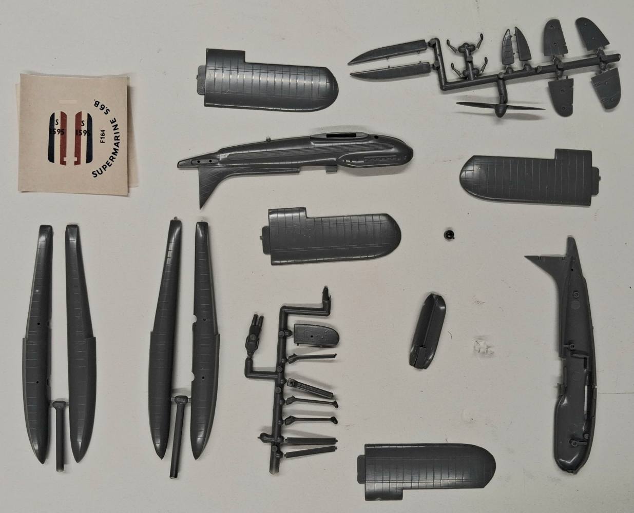 KINGKIT MODEL SCRAPYARD FROG SUPERMARINE S.6B WITH N247/N248 NO INSTRUCTIONS Salvage Yard