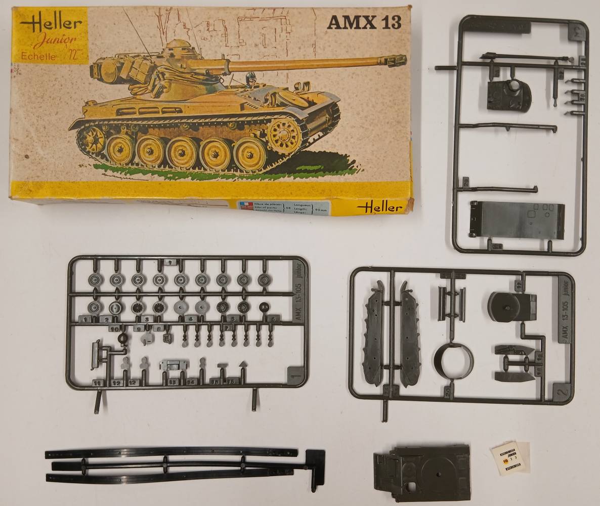KINGKIT MODEL SCRAPYARD HELLER 198 AMX 13 NO INSTRUCTIONS Military Model Kits