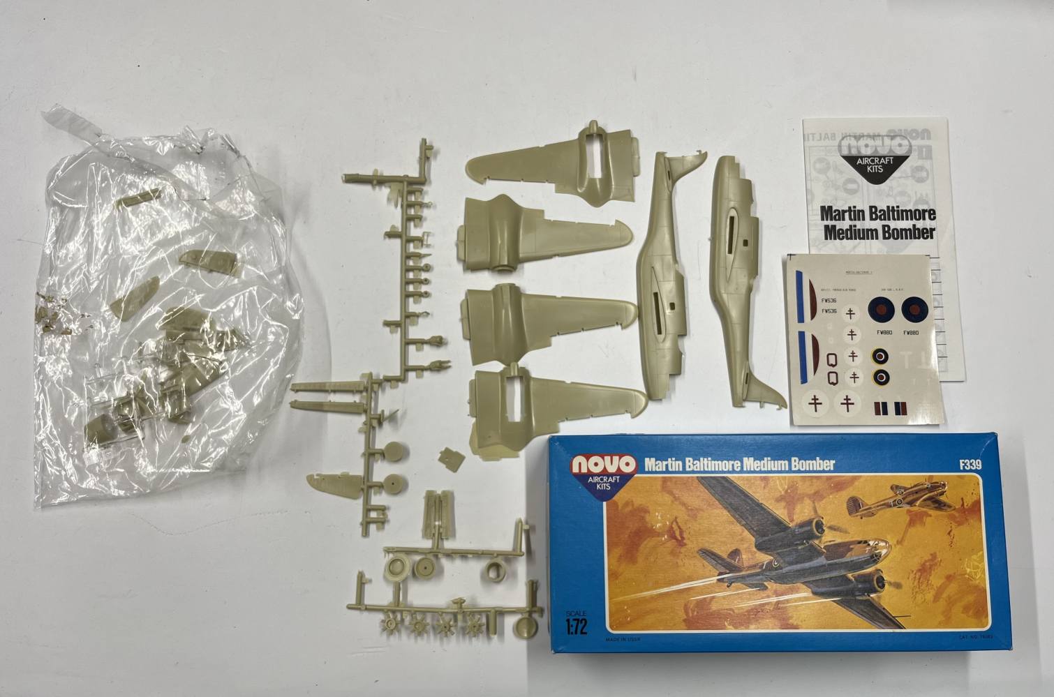 KINGKIT MODEL SCRAPYARD NOVO F339 MARTIN BALTIMORE BROKEN PROP Salvage Yard