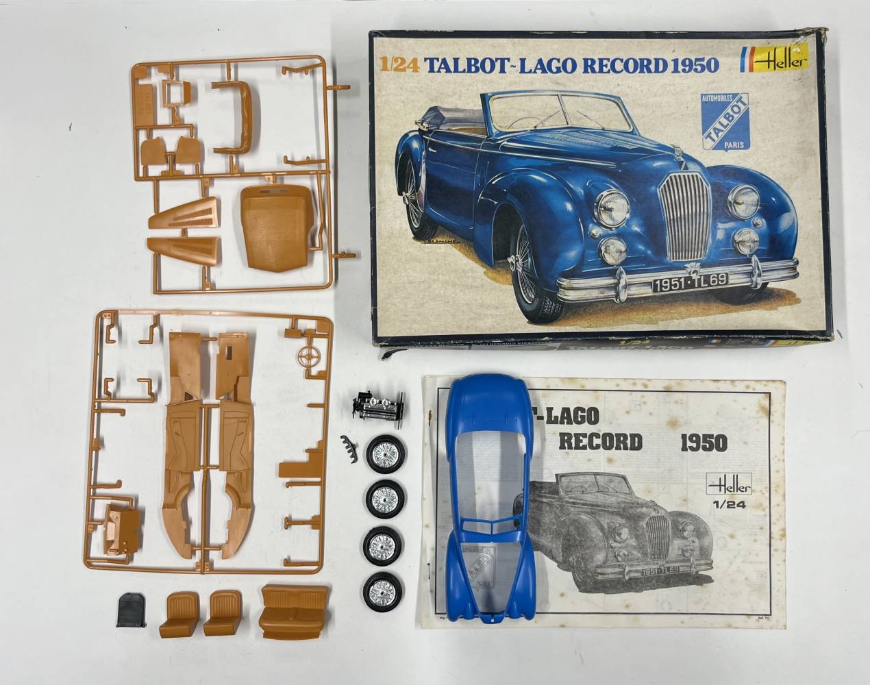 KINGKIT MODEL SCRAPYARD HELLER 711 TALBOT LAGO RECORD 1950 STARTED Salvage Yard