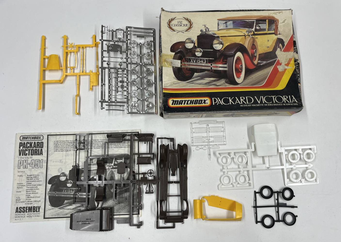 KINGKIT MODEL SCRAPYARD MATCHBOX PK-451 PACKARD VICTORIA DAMAGED PARTS Salvage Yard