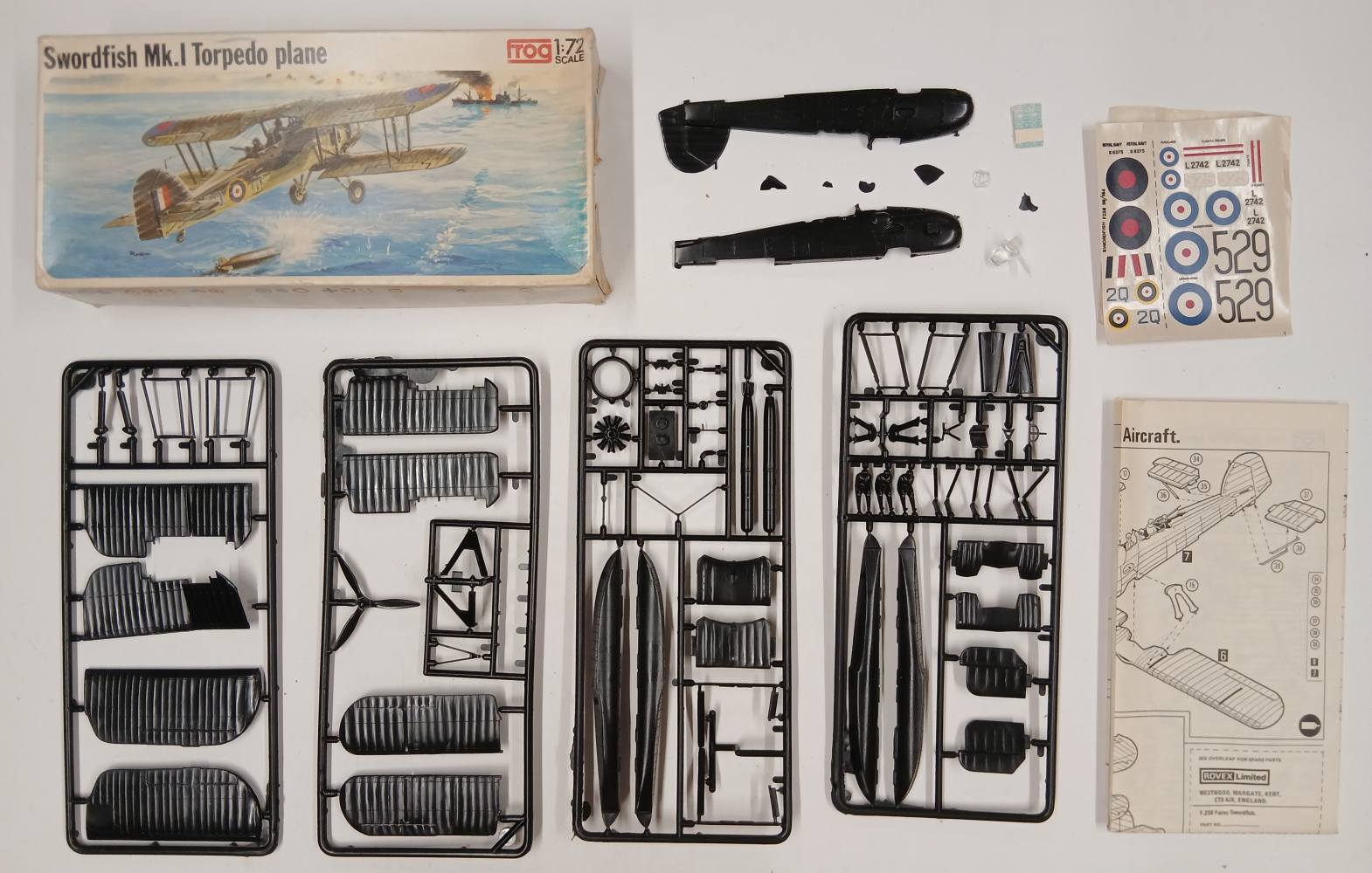 KINGKIT MODEL SCRAPYARD FROG F258 SWORDFISH MK.I NO STAND Aircraft Model Kits