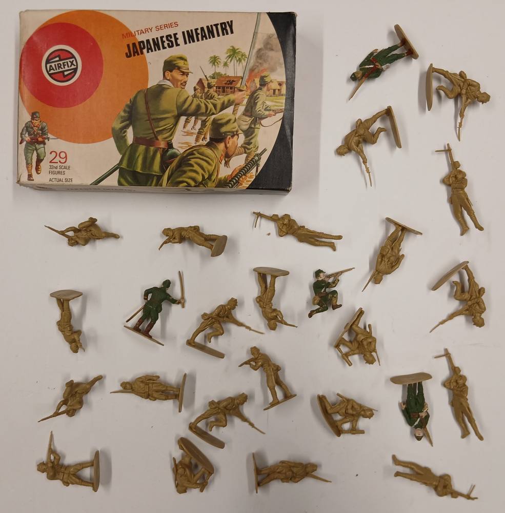 KINGKIT MODEL SCRAPYARD AIRFIX 51455 JAPANESE INFANTRY INCOMPLETE STARTED Salvage Yard