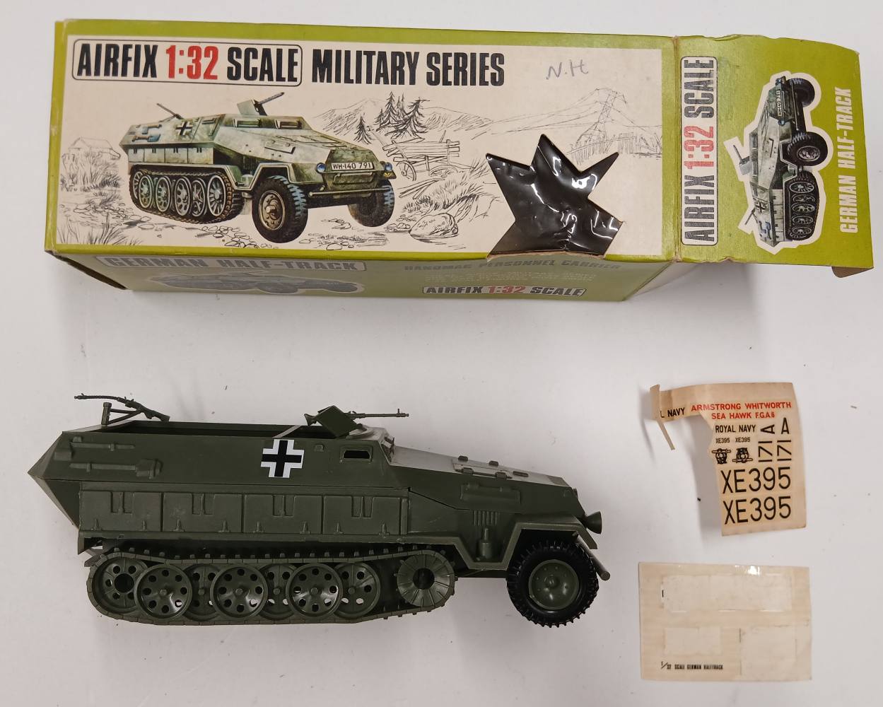 KINGKIT MODEL SCRAPYARD AIRFIX 51505 GERMAN HALF TRACK STICKERS APPLIED Salvage Yard