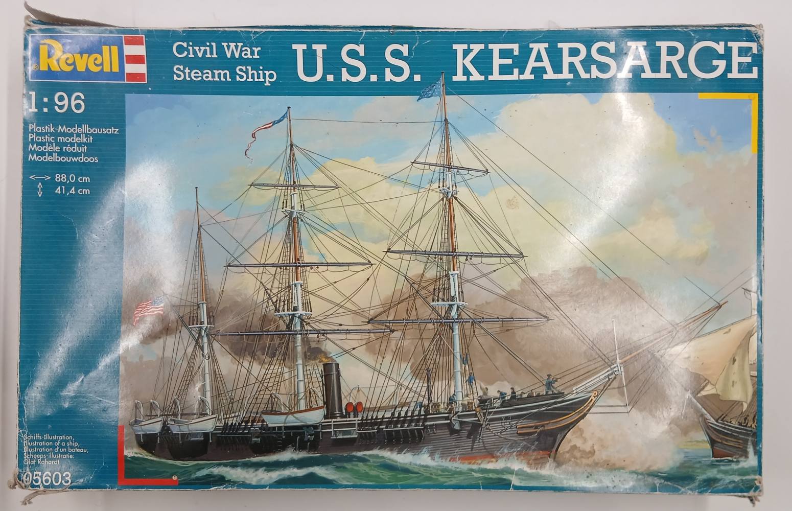 KINGKIT MODEL SCRAPYARD REVELL 05603 USS KEARSARGE DAMAGED BOX - UK SALE ONLY Salvage Yard