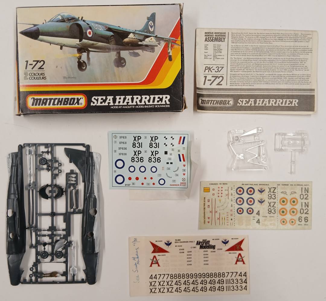 KINGKIT MODEL SCRAPYARD MATCHBOX PK-37 SEA HARRIER STARTED Salvage Yard