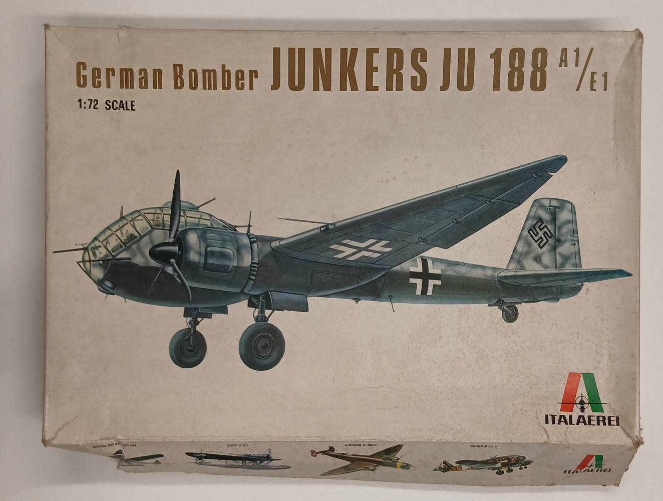KINGKIT MODEL SCRAPYARD ITALAEREI 117 GERMAN BOMBER JUNKERS JU 188 A1-E1 DAMAGED DECALS Salvage Yard