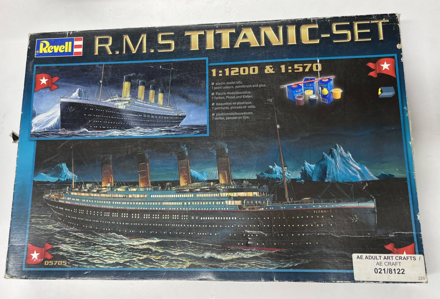 KINGKIT MODEL SCRAPYARD REVELL 05705 RMS TITANIC NO PAINTS STARTED Salvage Yard