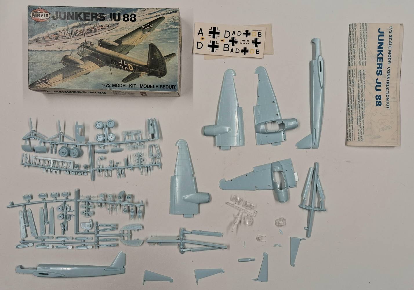 KINGKIT MODEL SCRAPYARD AIRFIX 9 03007 JUNKERS JU 88 CRACKED DECALS Salvage Yard