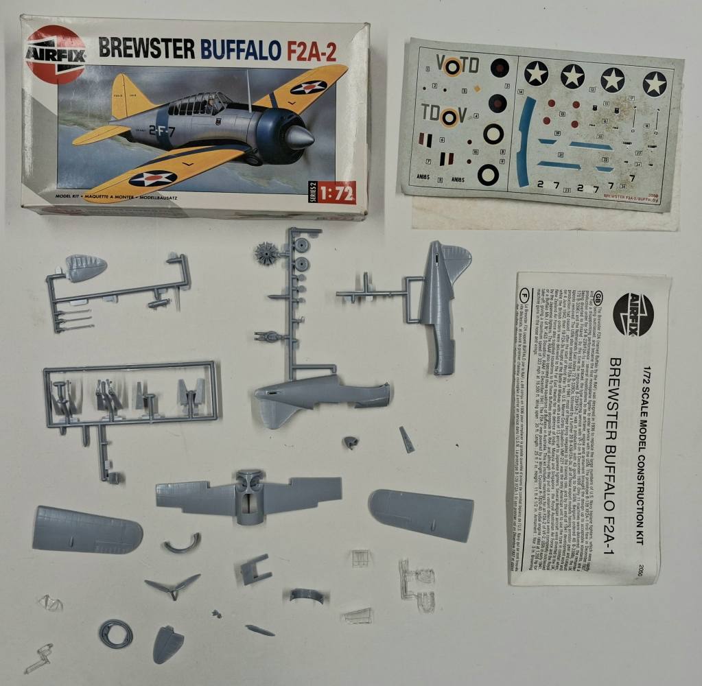 KINGKIT MODEL SCRAPYARD AIRFIX 02050 BREWSTER BUFFALO F2A-2 BROKEN PROPELLER Salvage Yard