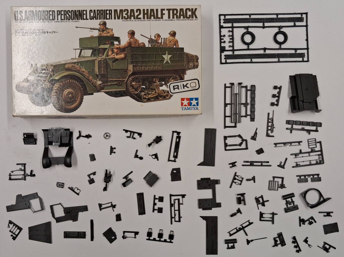 KINGKIT MODEL SCRAPYARD TAMIYA MM170.800 M3A3 HALF TRACK DESPRUED Salvage Yard