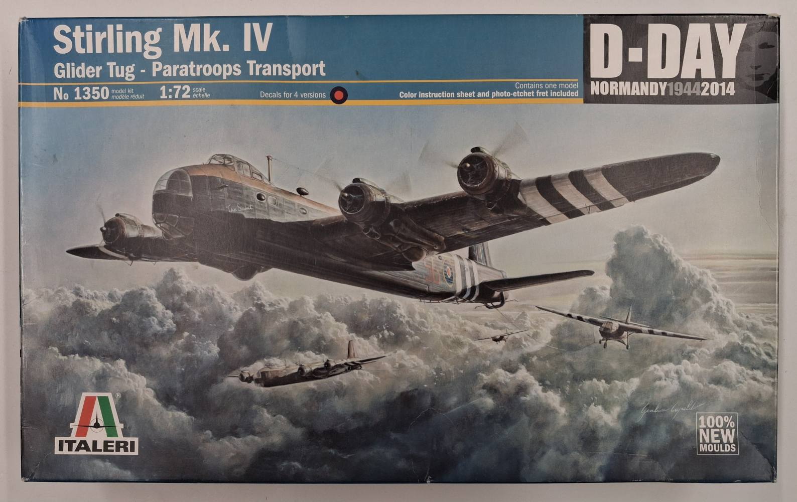 KINGKIT MODEL SCRAPYARD ITALERI 1350 STIRLING MK IV INCOMPLETE Salvage Yard