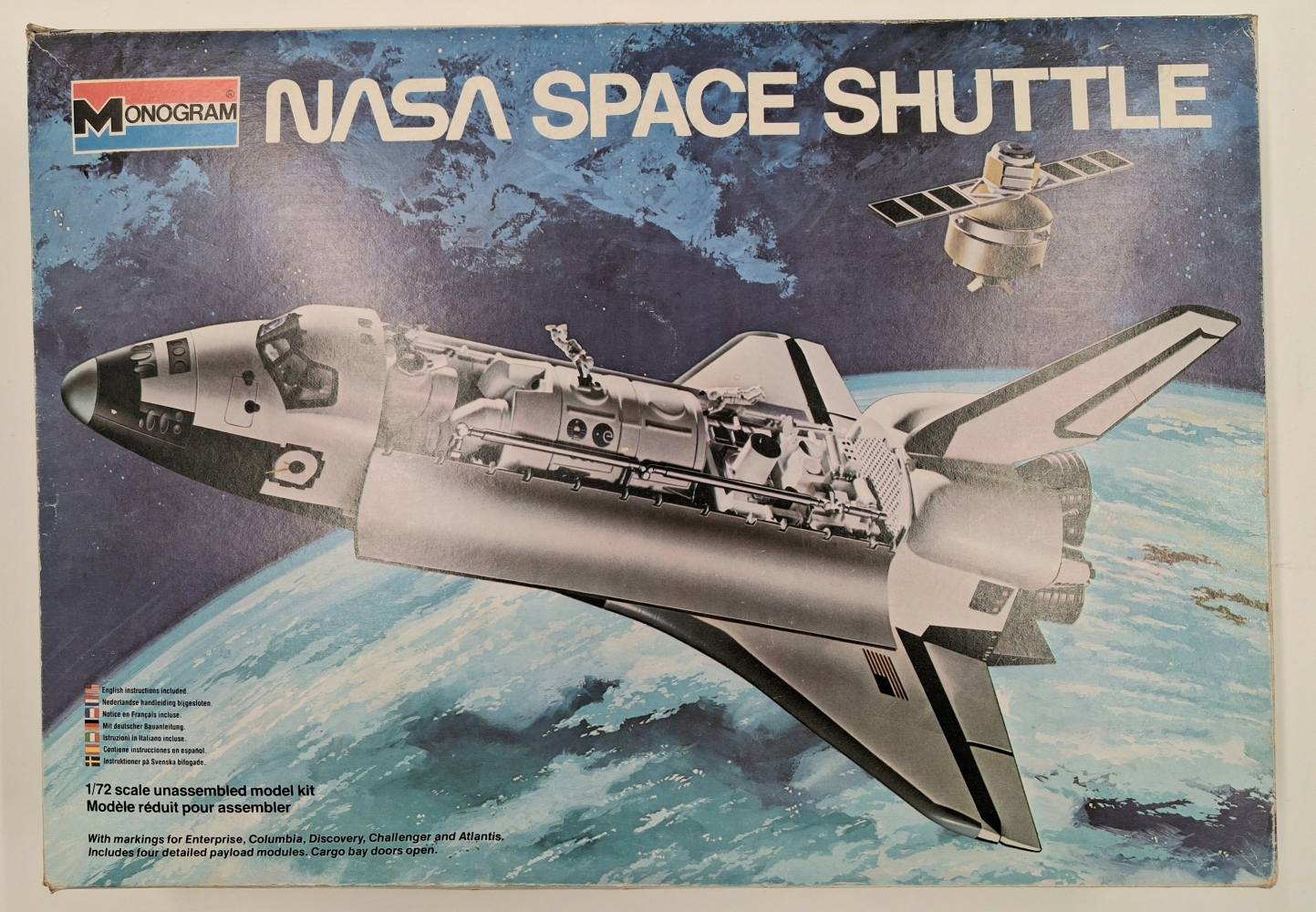 KINGKIT MODEL SCRAPYARD MONOGRAM 5702 NASA SPACE SHUTTLE DESPRUED Salvage Yard
