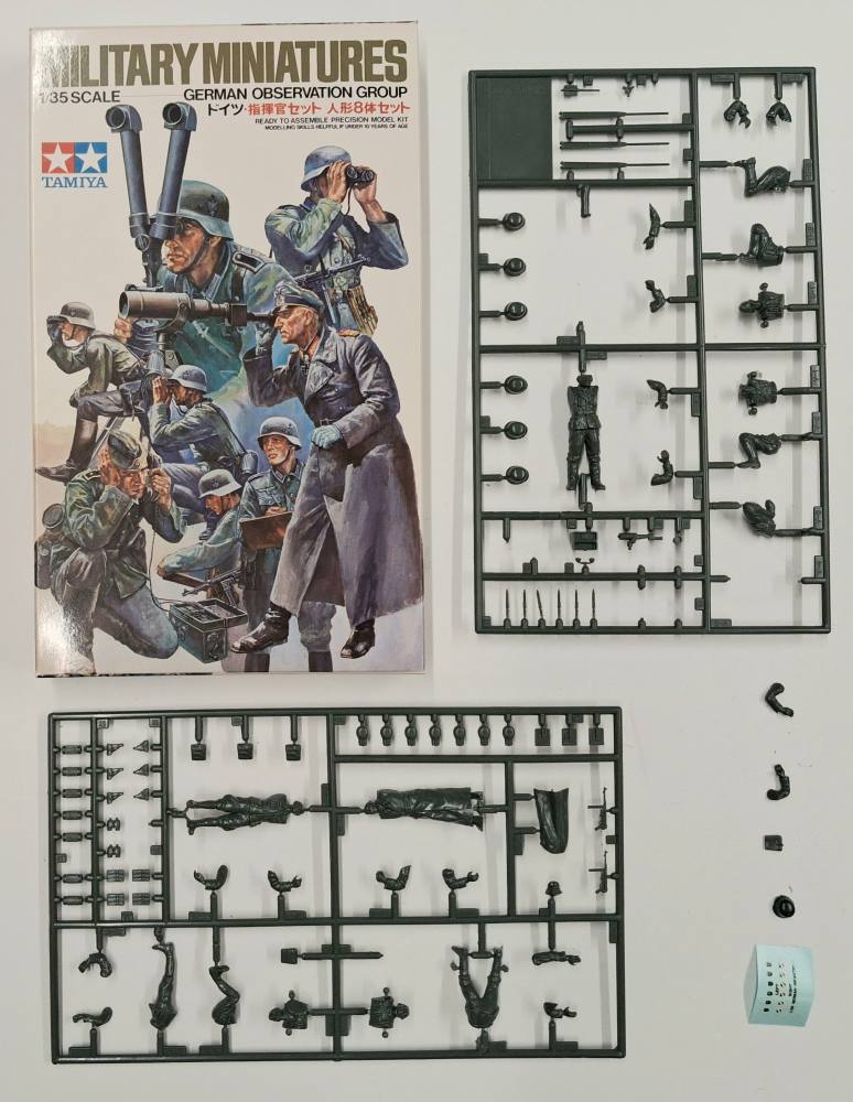 KINGKIT MODEL SCRAPYARD TAMIYA 3573 GERMAN OBSERVATION GROUP INCOMPLETE Salvage Yard