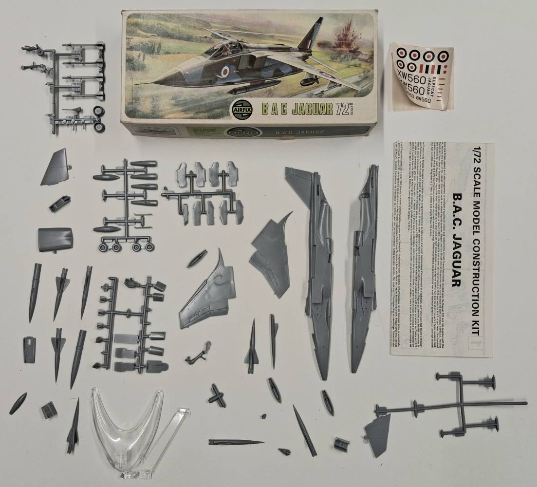 KINGKIT MODEL SCRAPYARD AIRFIX 03011 BAC JAGUAR INCOMPLETE Salvage Yard