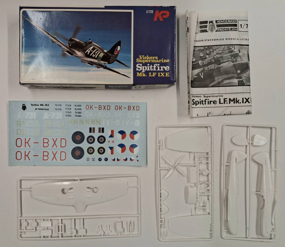 KINGKIT MODEL SCRAPYARD KP VICKERS SUPERMARINE SPITFIRE MK. LF IXE NO CANOPY Salvage Yard