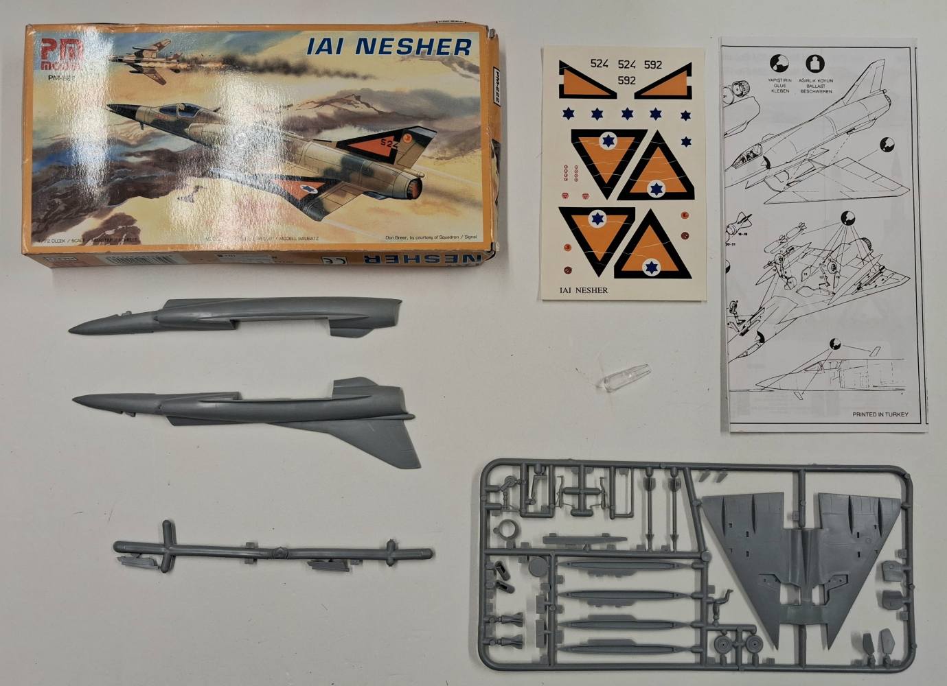KINGKIT MODEL SCRAPYARD PM MODEL PM-222 IAI NESHER NO DECALS Salvage Yard