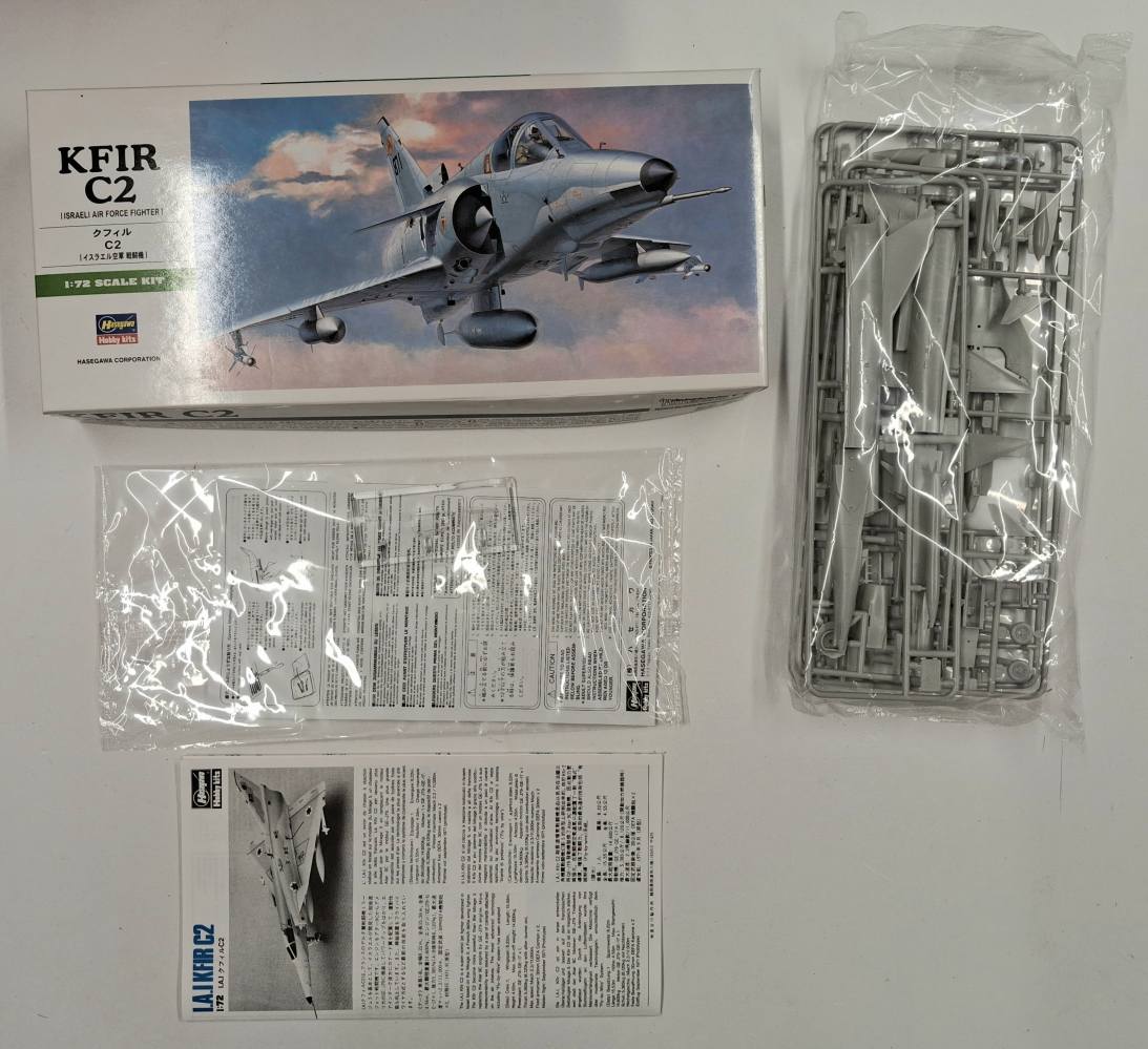 KINGKIT MODEL SCRAPYARD HASEGAWA 00237 KFIR C2 NO DECALS Salvage Yard