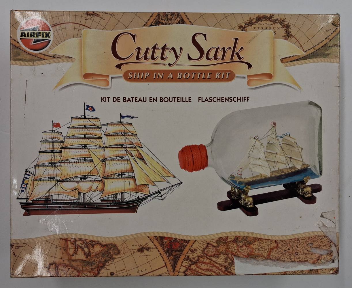 KINGKIT MODEL SCRAPYARD AIRFIX 60003 CUTTY SARK SHIP IN A BOTTLE KIT NO INSTRUCTIONS Salvage Yard