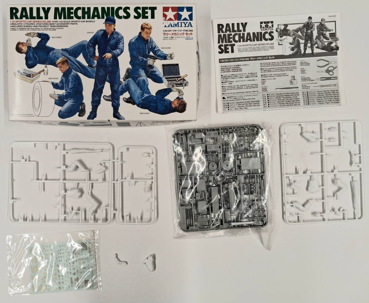 KINGKIT MODEL SCRAPYARD TAMIYA 24266 RALLY MECHANICS INCOMPLETE Salvage Yard