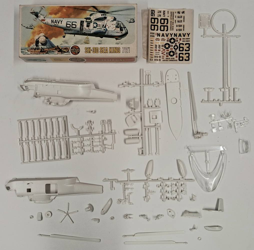 KINGKIT MODEL SCRAPYARD AIRFIX 03010 SEA KING STARTED NO INSTRUCTIONS Salvage Yard