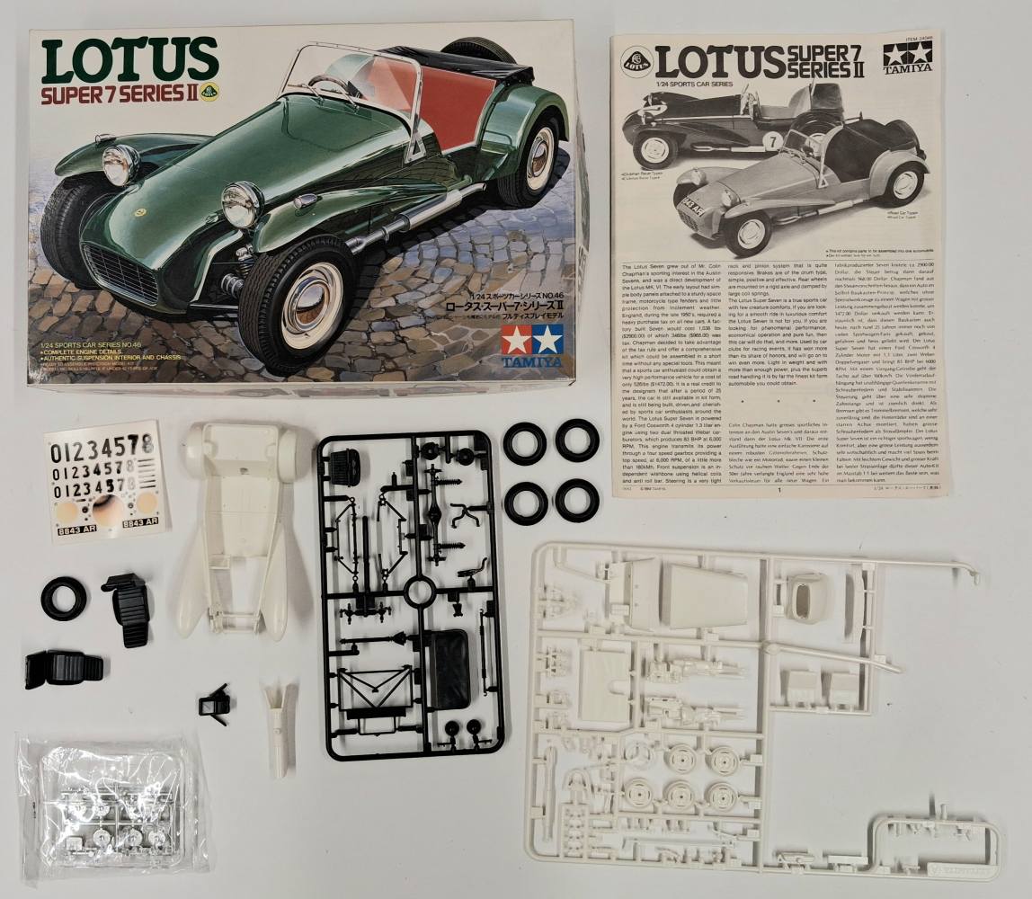 KINGKIT MODEL SCRAPYARD TAMIYA 24046 LOTUS SUPER 7 SERIES MISPRINTED DECALS Salvage Yard